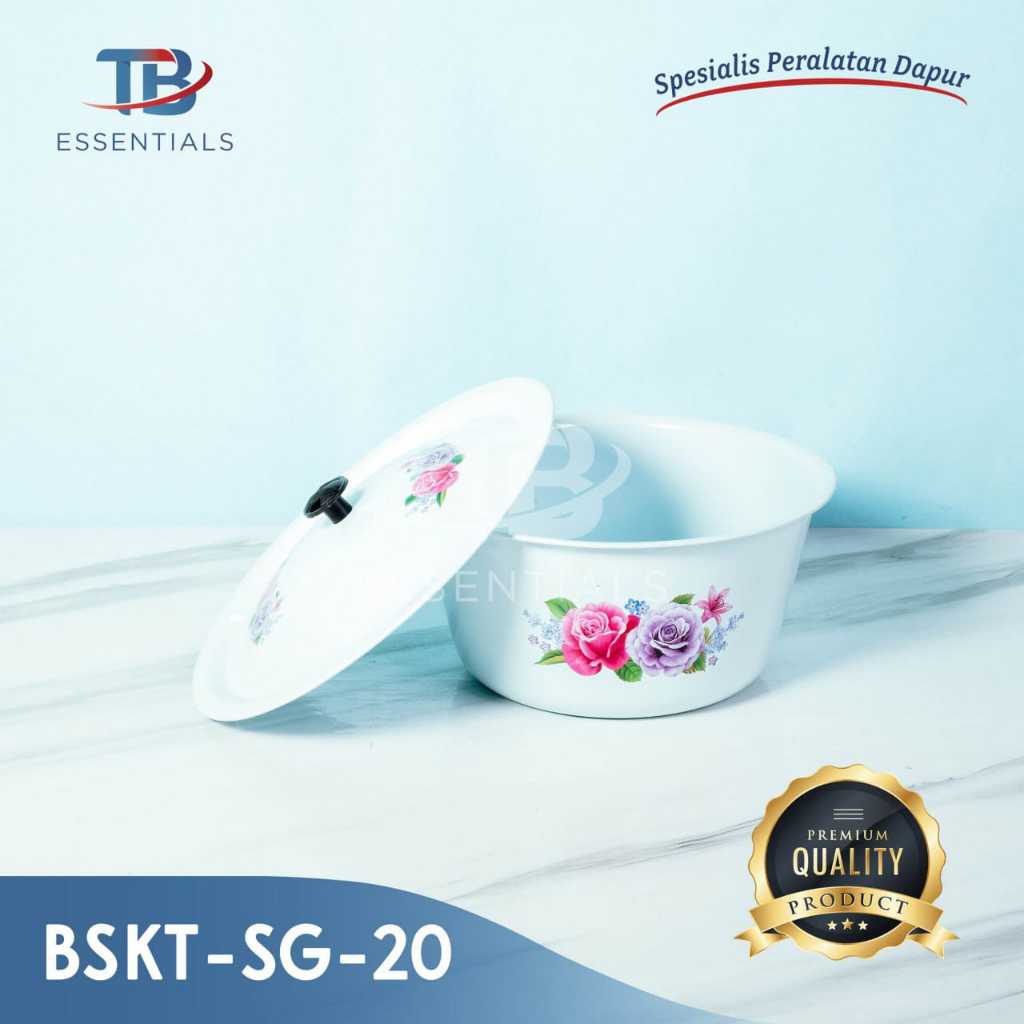 Baskom - Mangkok Baskom Kobokan Seng Enamel