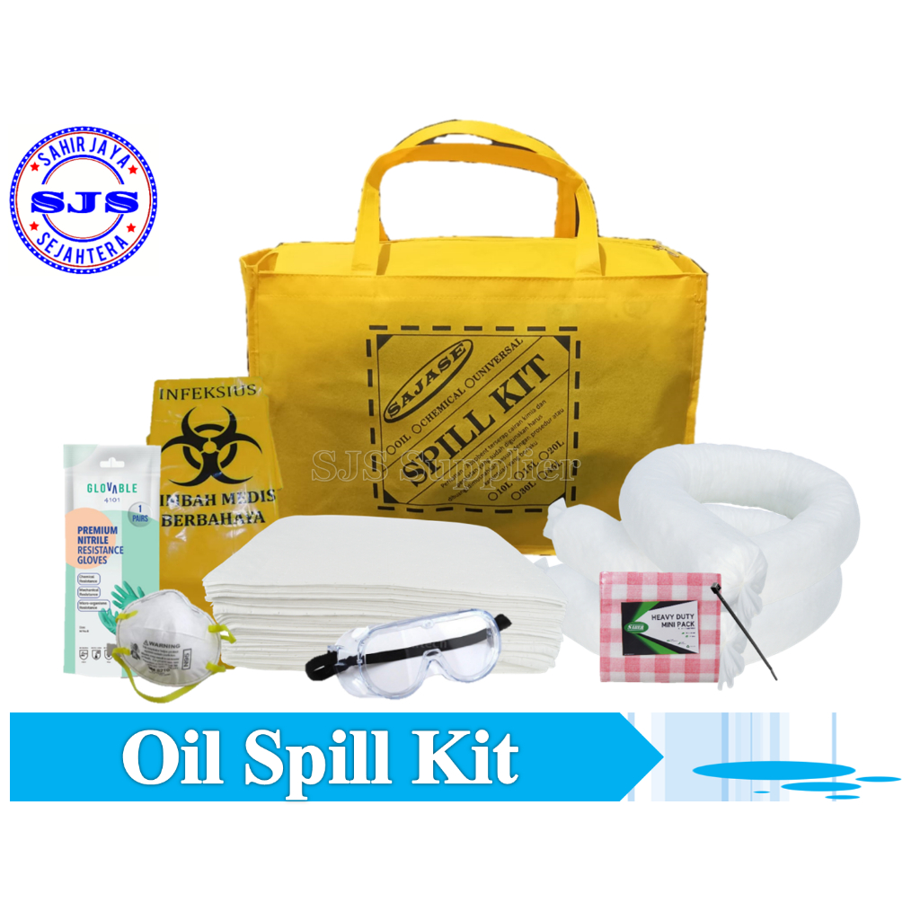 Oil Spill Kit 20 Liter Oil Spill Kit 15L Spill Kit 10 Liter Kemasan Bag