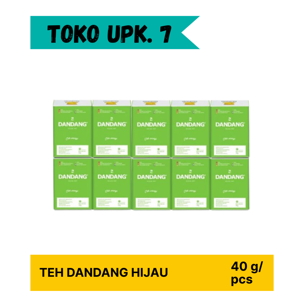 

Teh Dandang Hijau 1 Pak Isi 10 Pcs @ 40 G - Rasa Enak