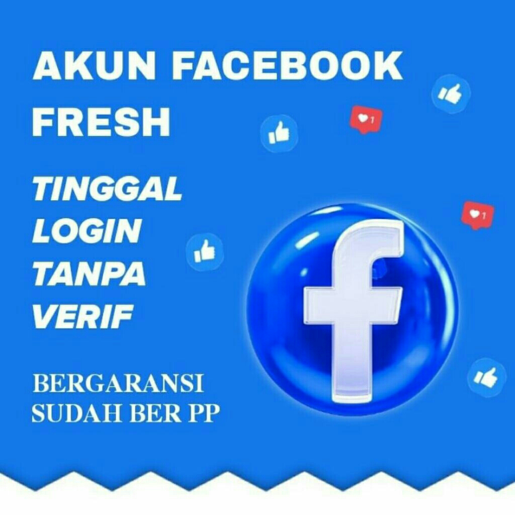 AKUN FACEBOOK FRESH SUDAH BERFOTO PROFIL, SEBAGIAN BISA UNTUK SPAM ADS, DLL