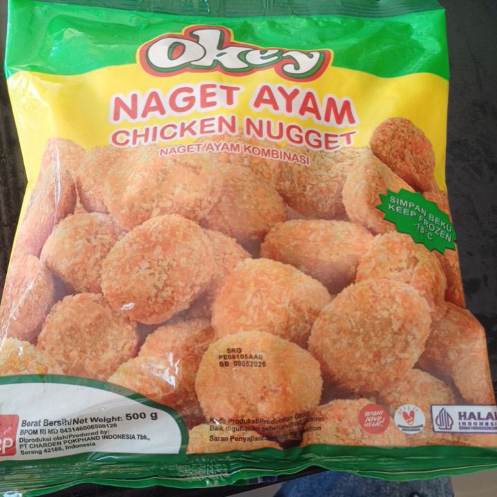 

Okey chicken nugget 500 gr