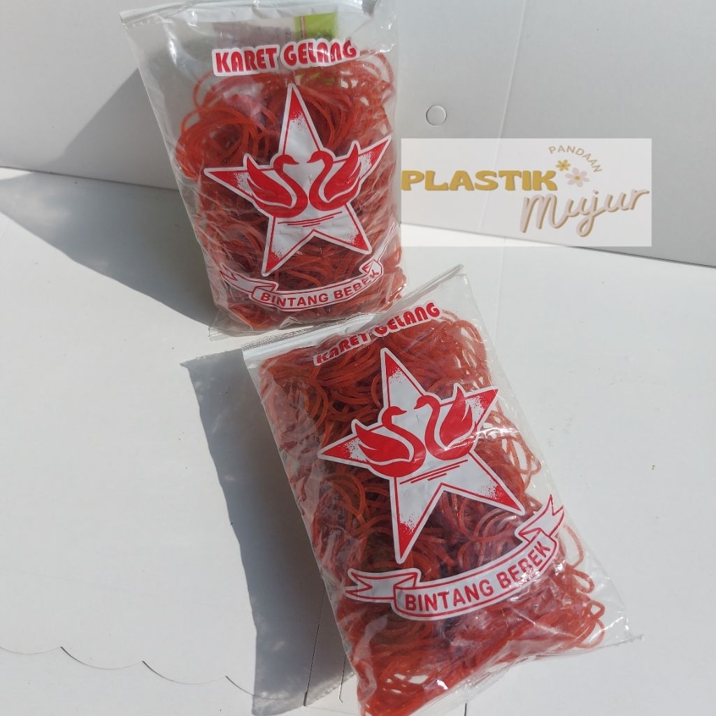 

Karet Gelang Pentil Premium merk Bintang Bebek [ isi : 100Gram]
