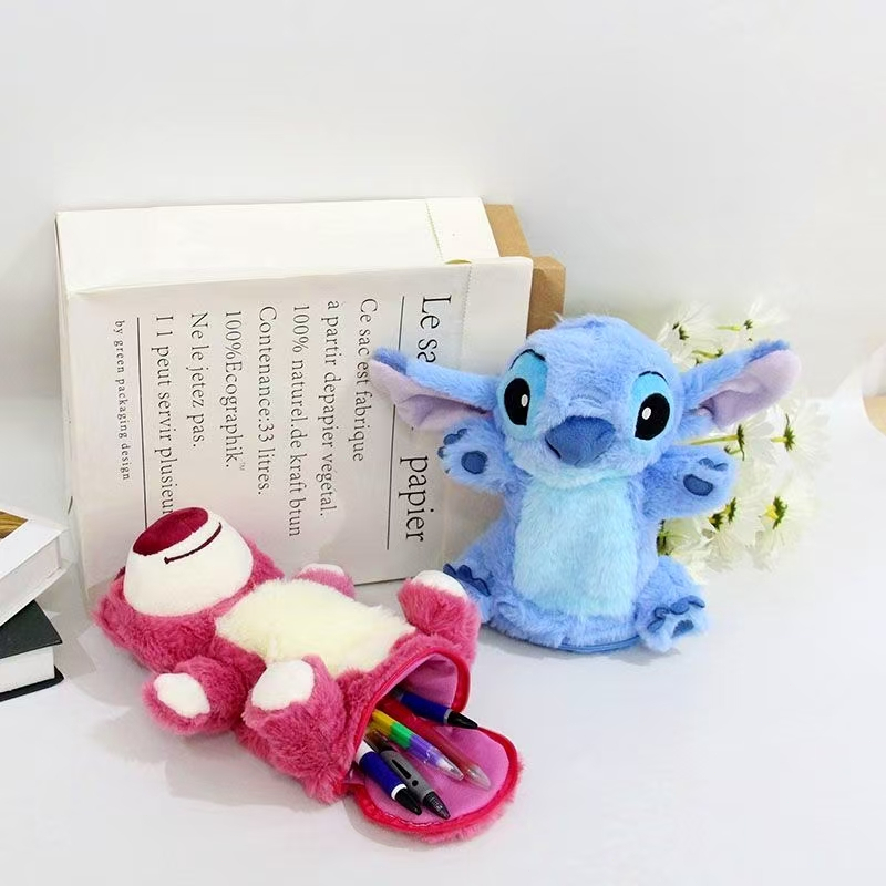 

Disney cartoon pencil case, student large capacity, dirt resistant stationery bag, children's cute pencil case