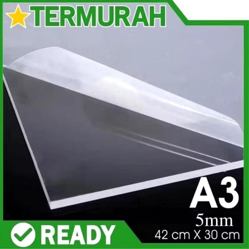 

Akrilik Lembaran 5Mili Ukuran A3