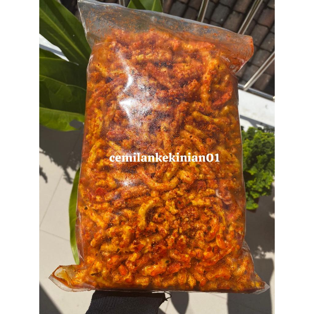 

seblak kerupuk manggar 1kg pedas daun jeruk