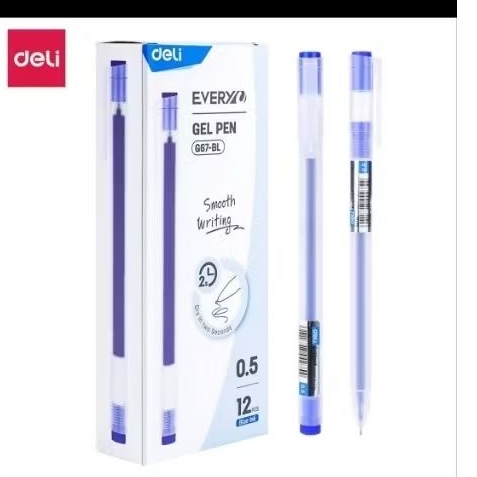 

Deli Gel Pen 0.5mm Warna Biru Harga 1 pc