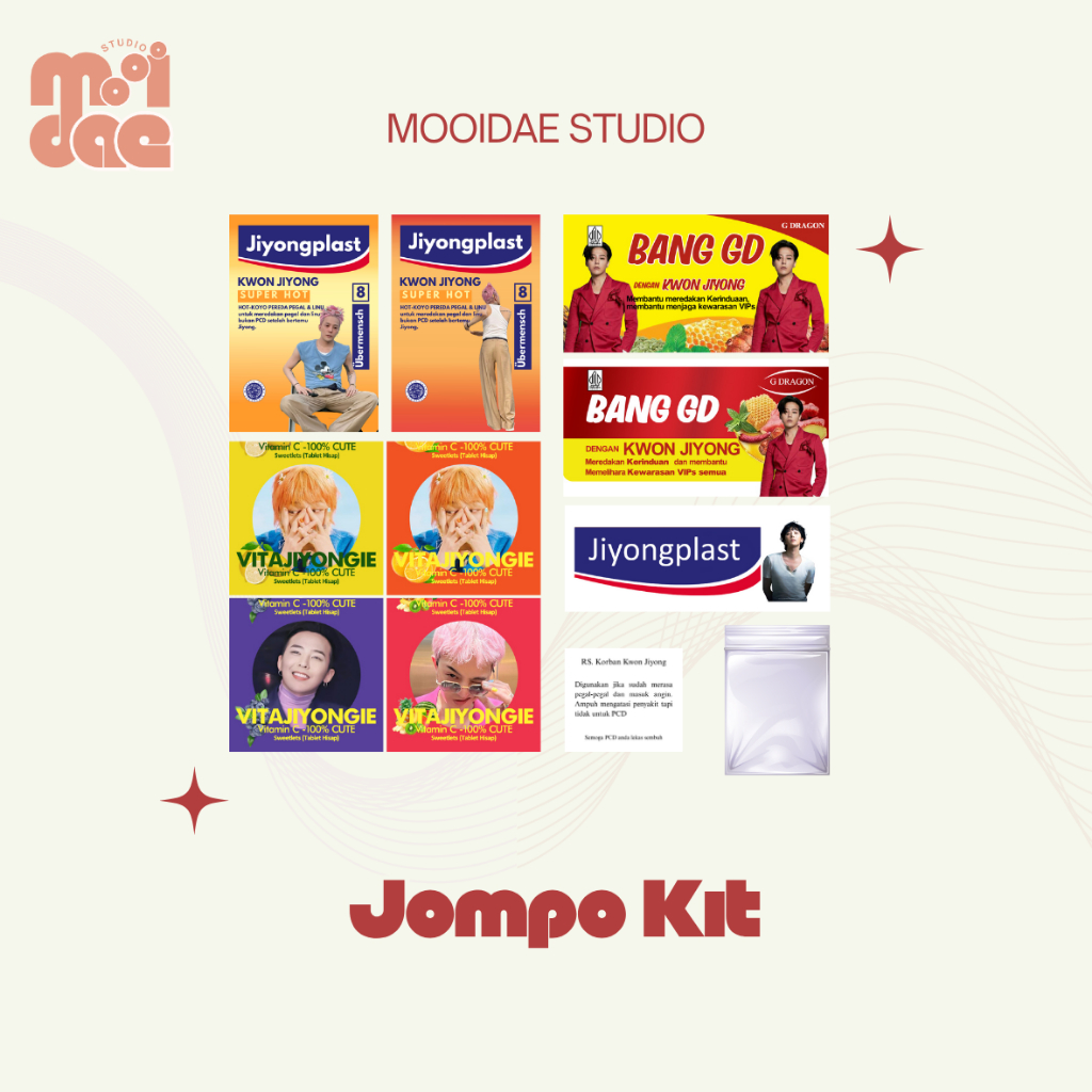 

Stiker Gift kit Freebies kit Jompo version ulang tahun murah