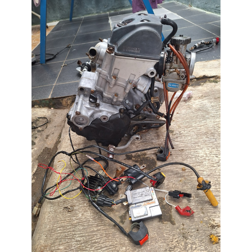 mesin crf250 2013 set pengapian minus koil