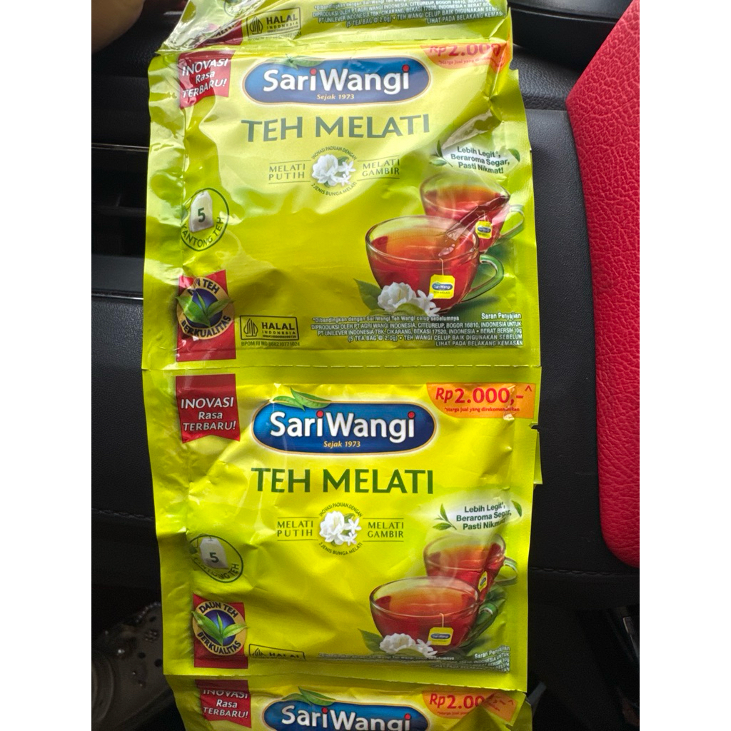 

Sari wangi Teh Melati sacset 5 bag x12pcs (Renceng)