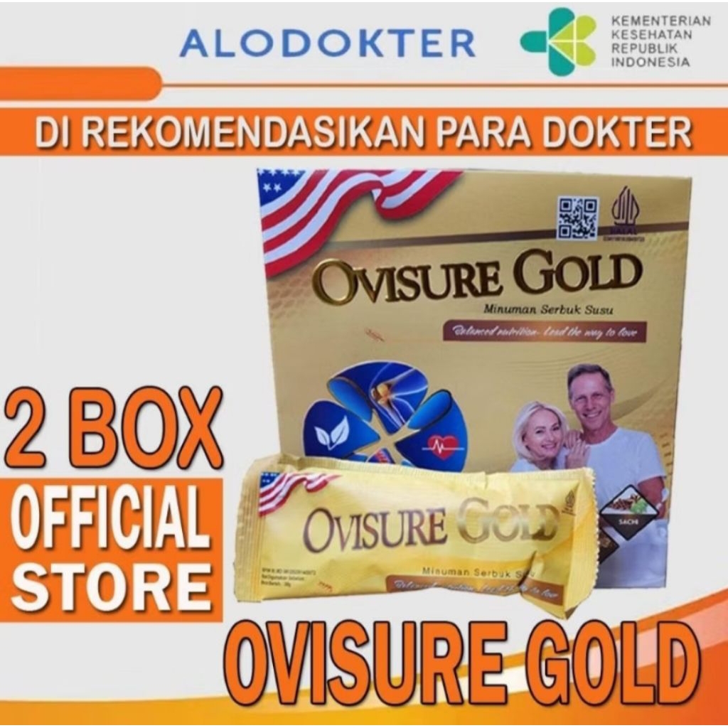 

Paket 2 Box Ovisure Gold Milk - Susu Kesehatan Tulang Dan Sendi