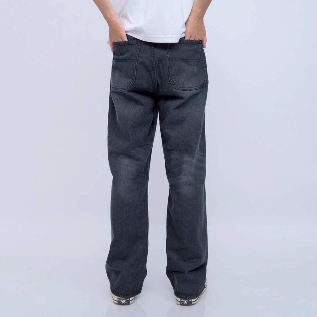 Celana Jeans Denim Gombrong Panjang Selvedge Celana Jeans Skena