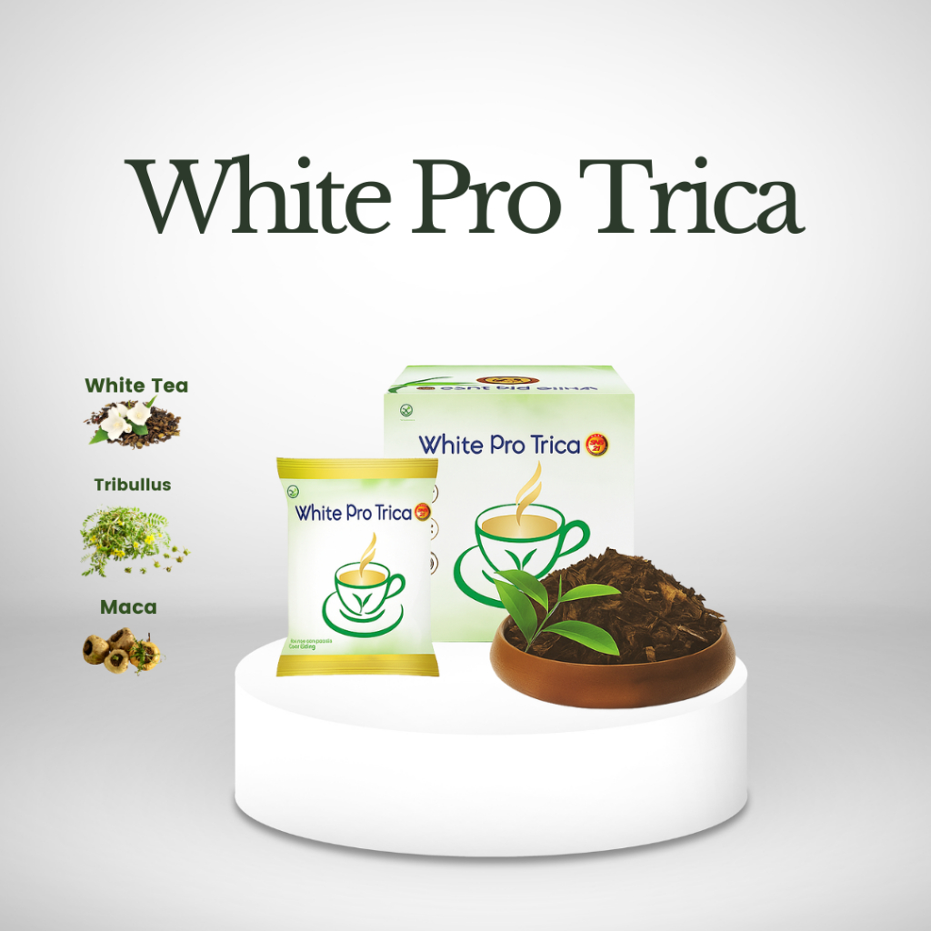 

White Pro Trica Tea || White Tea || 1 box isi 10