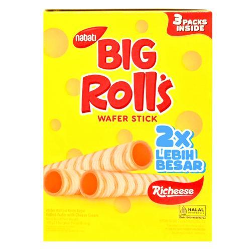 

[126 Gram] Nabati Big Rolls Wafer Stick Richoco / Richeese 126 gr