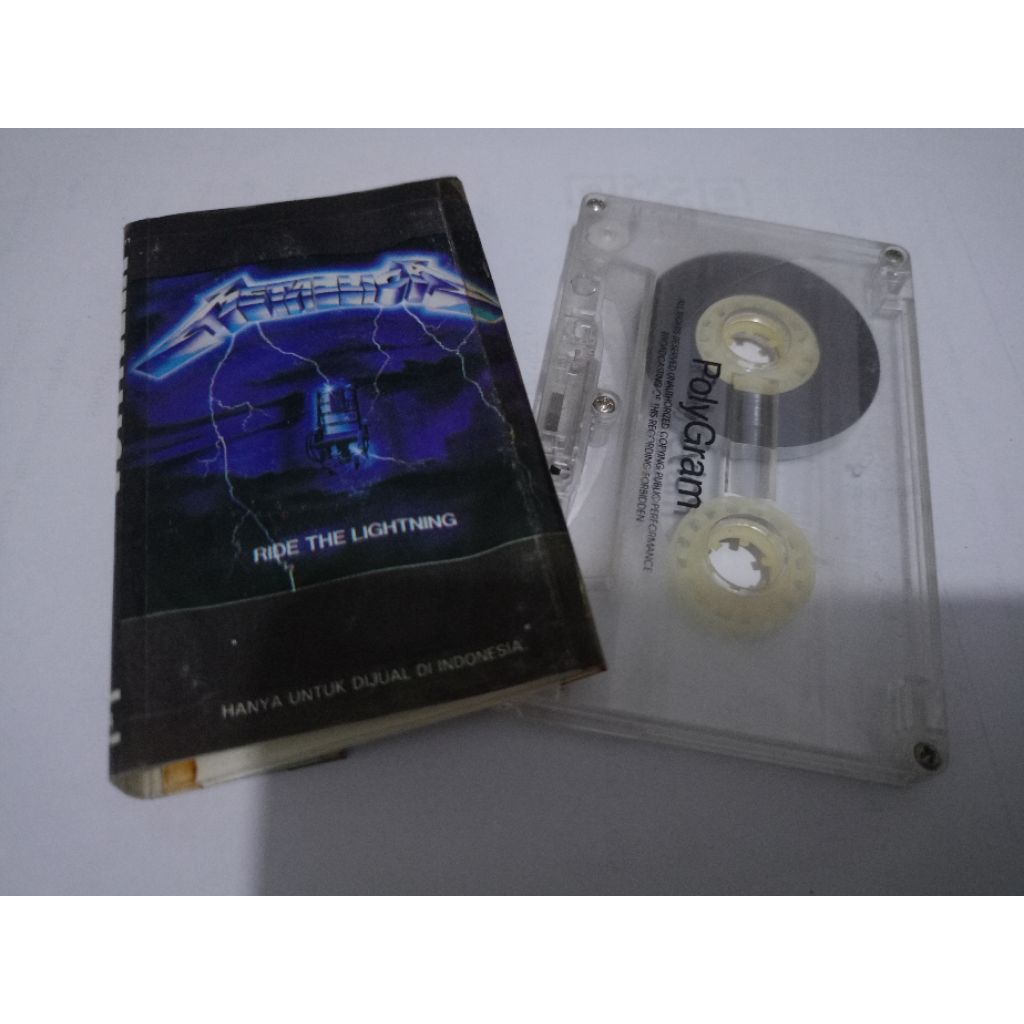 kaset Metallica - ride the lightning