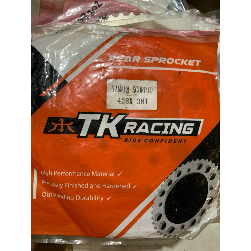 Gear Belakang Bulat TK 415 42T 43T 45T Motor Yamaha Scorpio Vixion Old Byson