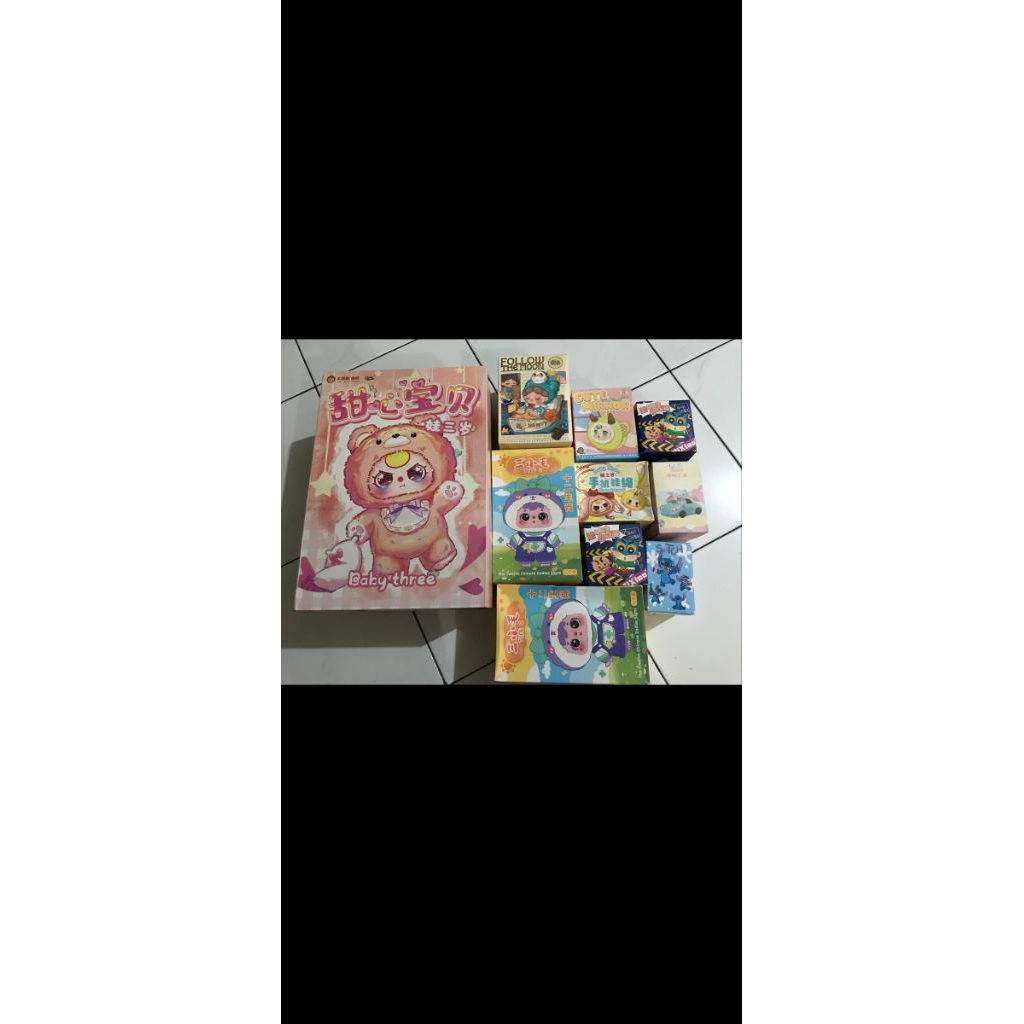 BLINDBOX BB3 400%, MM MIRROR, WENDY FOLLOW THE MOON, BB3 ZODIAC TYKE 3, BB3 LANYARD SELECTED ORIGINA