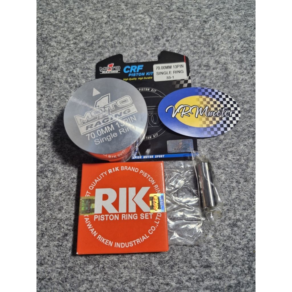 seher piston moto 1 70 pin 13 single ring 1 ring moto1 piston