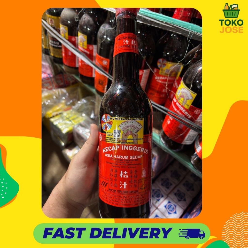 

Kecap Inggris merk Asia Harum Sedap 1 botol