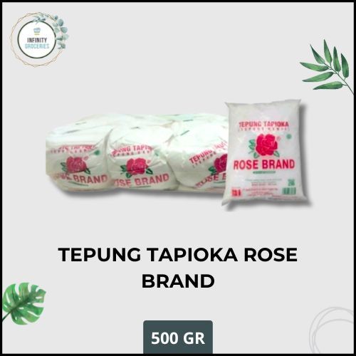 

TEPUNG TAPIOKA ROSE BRAND 500 GR PAKET 1 BALL MURAH !!