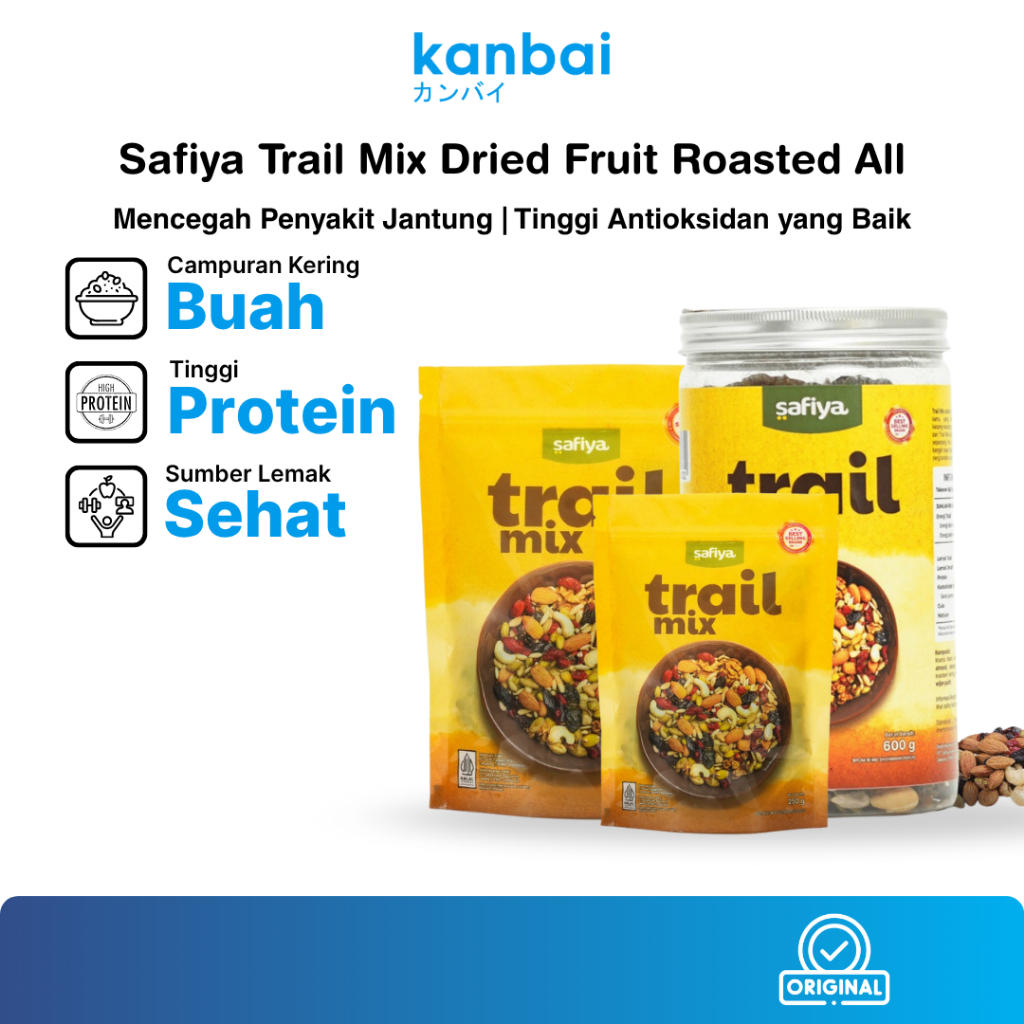 

Trail Mix Kacang Buah Kering | Snack Camilan Sehat Sereal Roasted Dried Fruit Healthy Food