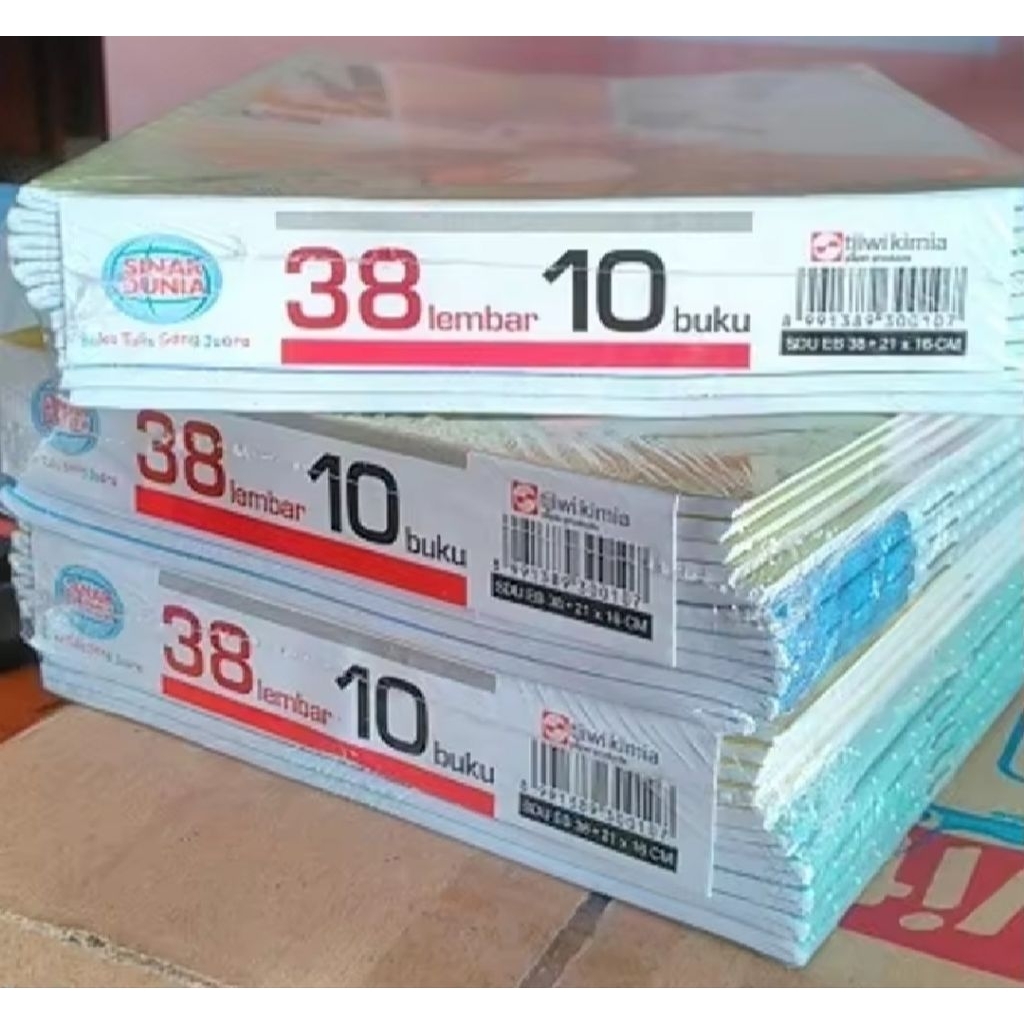 

Buku tulis sidu 38 lembar 10 buku