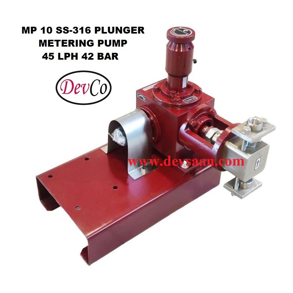 Pompa Dosing MP14542 SS-316 Plunger Metering Pump 45 LPH 42 Bar - DSMP14542X24