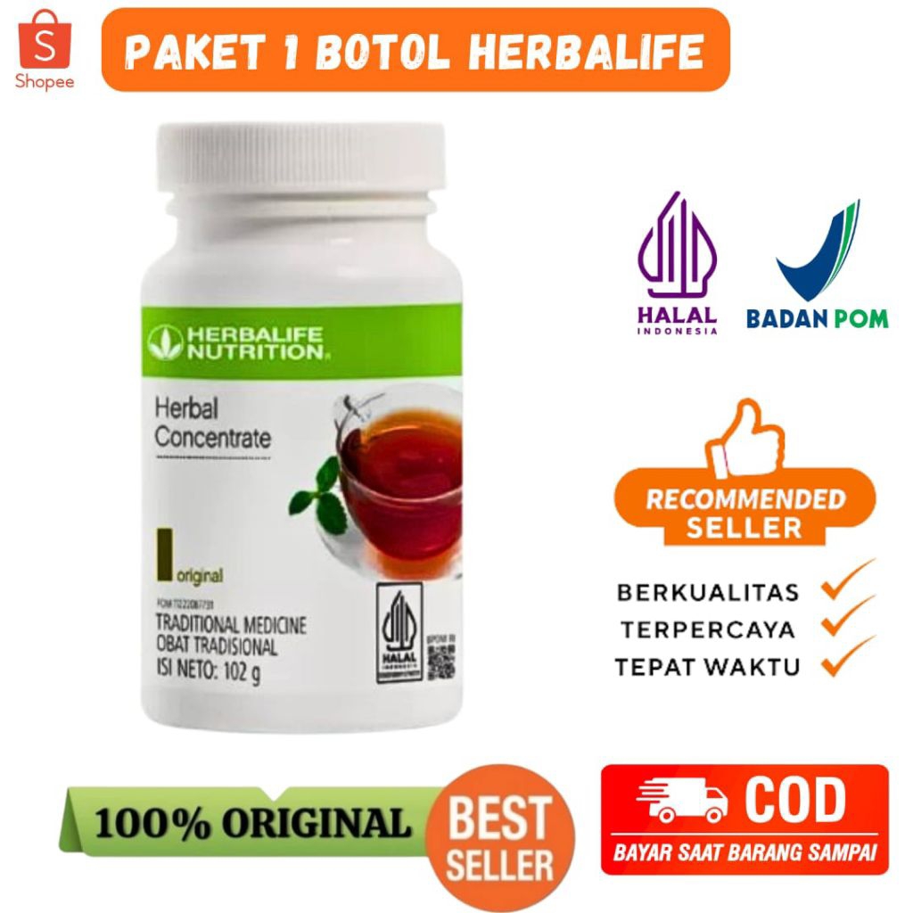 

Herbalife Tea CONCENTRATE Pelangsing Tubuh (100% Herbal) Herbalife Thermo Teh Sehat Bpom