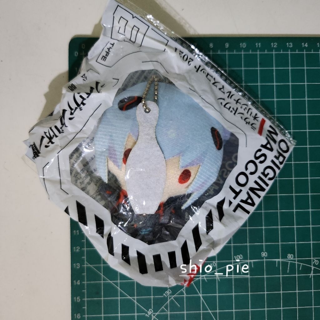 Evangelion Ayanami Rei mascot plush boneka