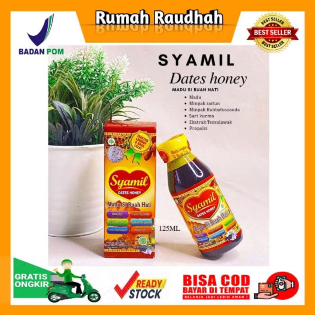

MADU SYAMIL DATES HONEY - SYAMIL SI BUAH HATI SYAMIL ANAK PINTAR ORIGINAL 125 ML