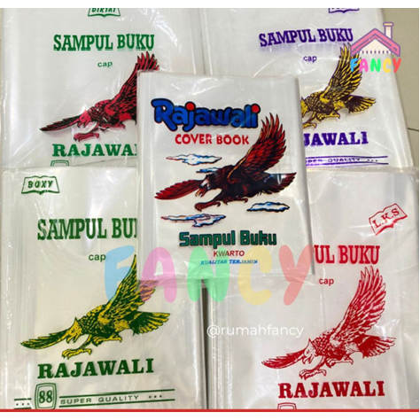 

1 PAK SAMPUL BUKU PLASTIK OPP SLIP QUARTO BOXY 20 LBR SAMPUL RAJAWALI TEBAL