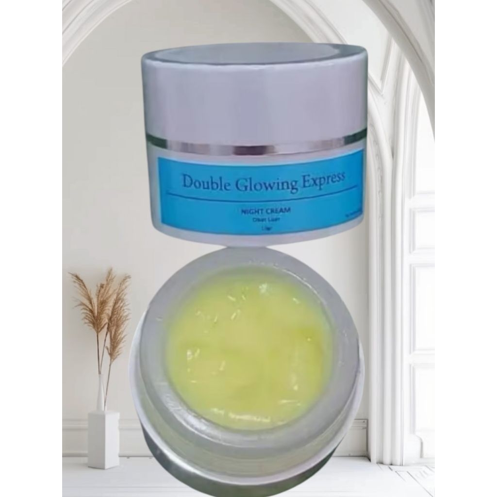 [VELOURALUXE] CREAM MALAM BPOM DOUBLE GLOWING EXPRESS || OILY SKIN BRUNTUSAN