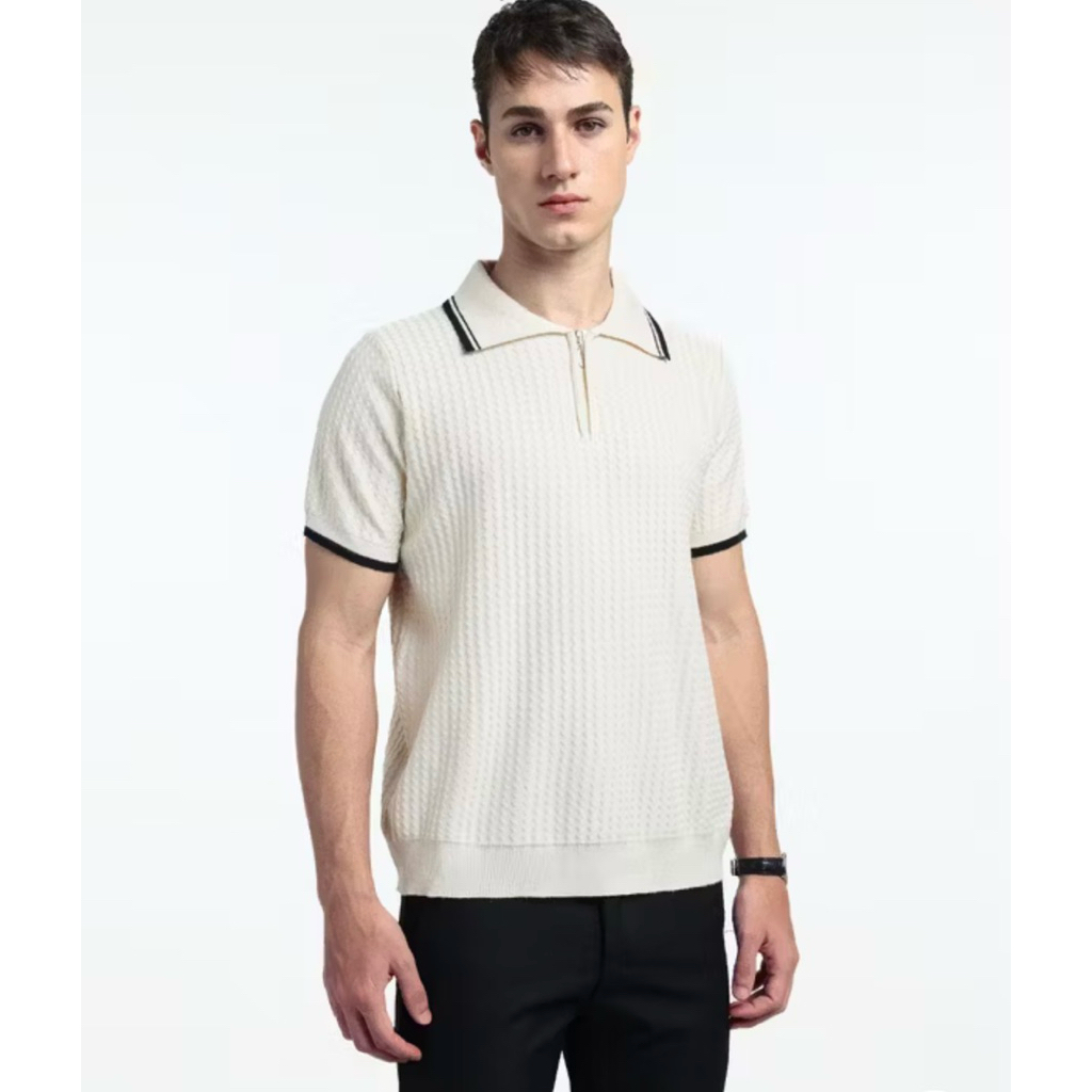 Elifcozy Kaos Polo Rajut 51018 series / Atasan Pria / Polo Rajut / polo / Berbahan dasar wool