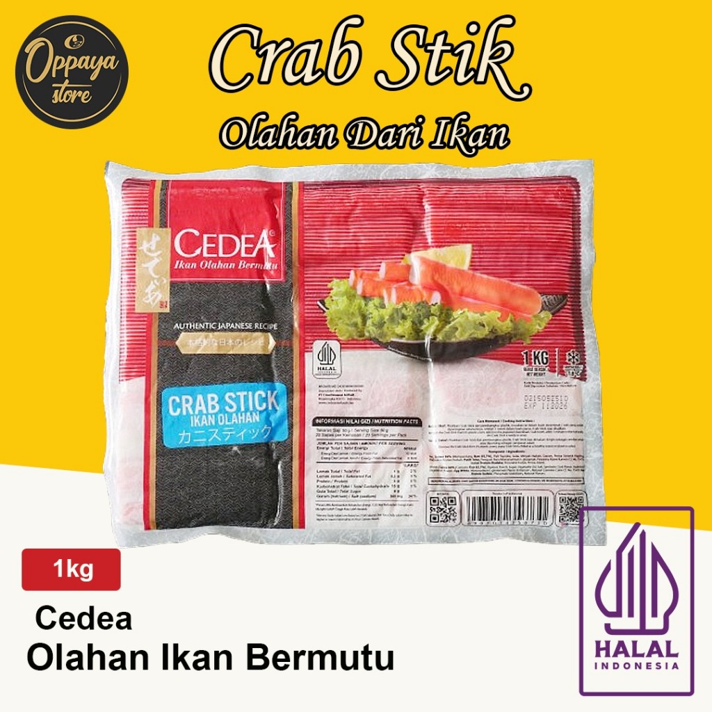 

Cedea Crab Stik 1Kg Frozen Food Beku