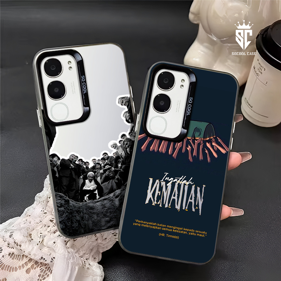 [ICS 167] - "Kematian" Vivo Y19s Matte Premium Hard Case Hybrid IMD Socool Plate Hologram - [Type la