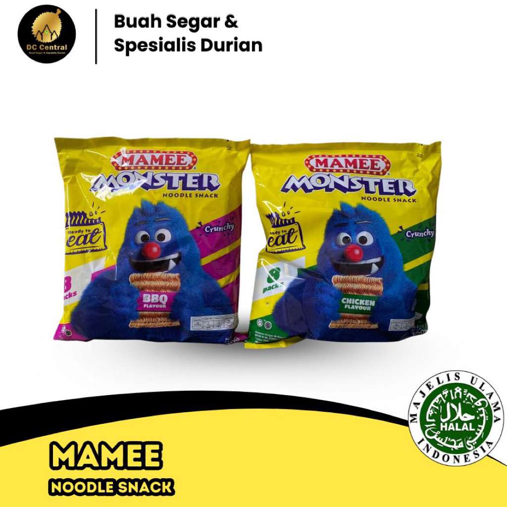 

Mamee monster / snack noodles / snack ringan/ BBQ/ Ayam