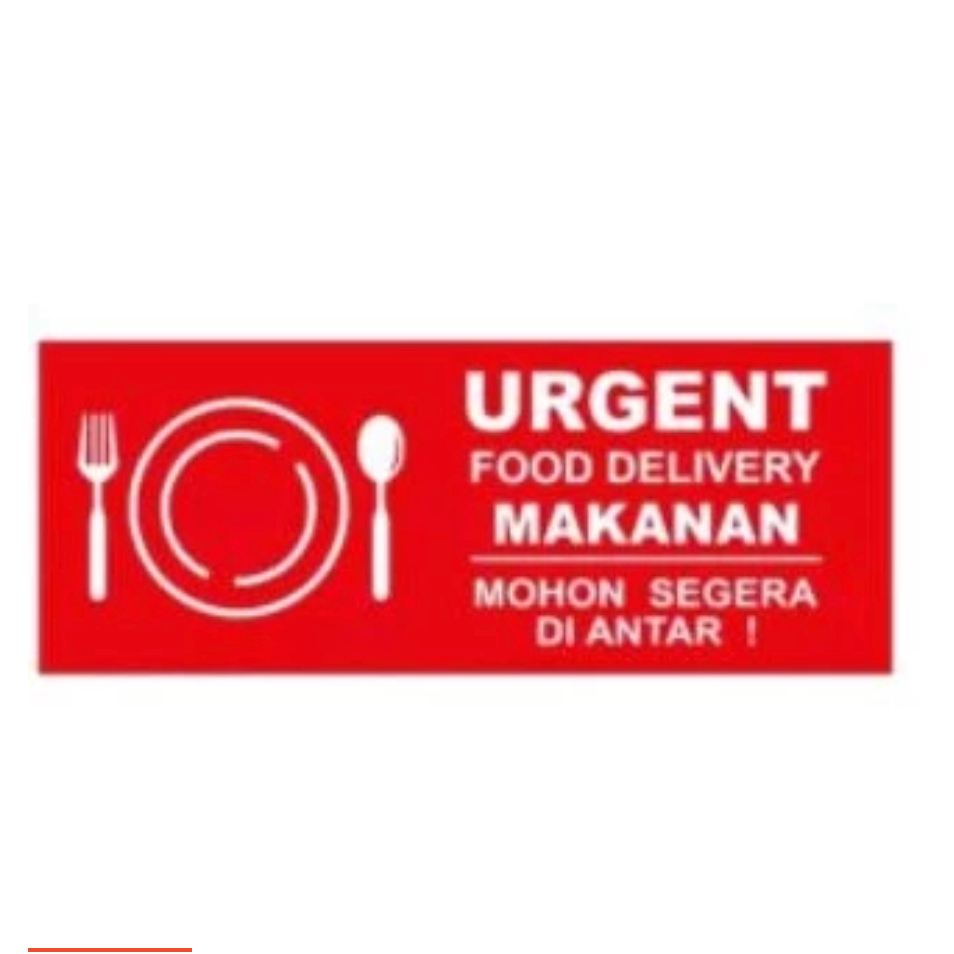 

STIKER FOOD DELIVERY MAKANAN IKAN HIDUP HEWAN HIDUP LIVE ANIMAL TANAMAN HIDUP live animal urgent delivery kirim cepat unboxing fragile