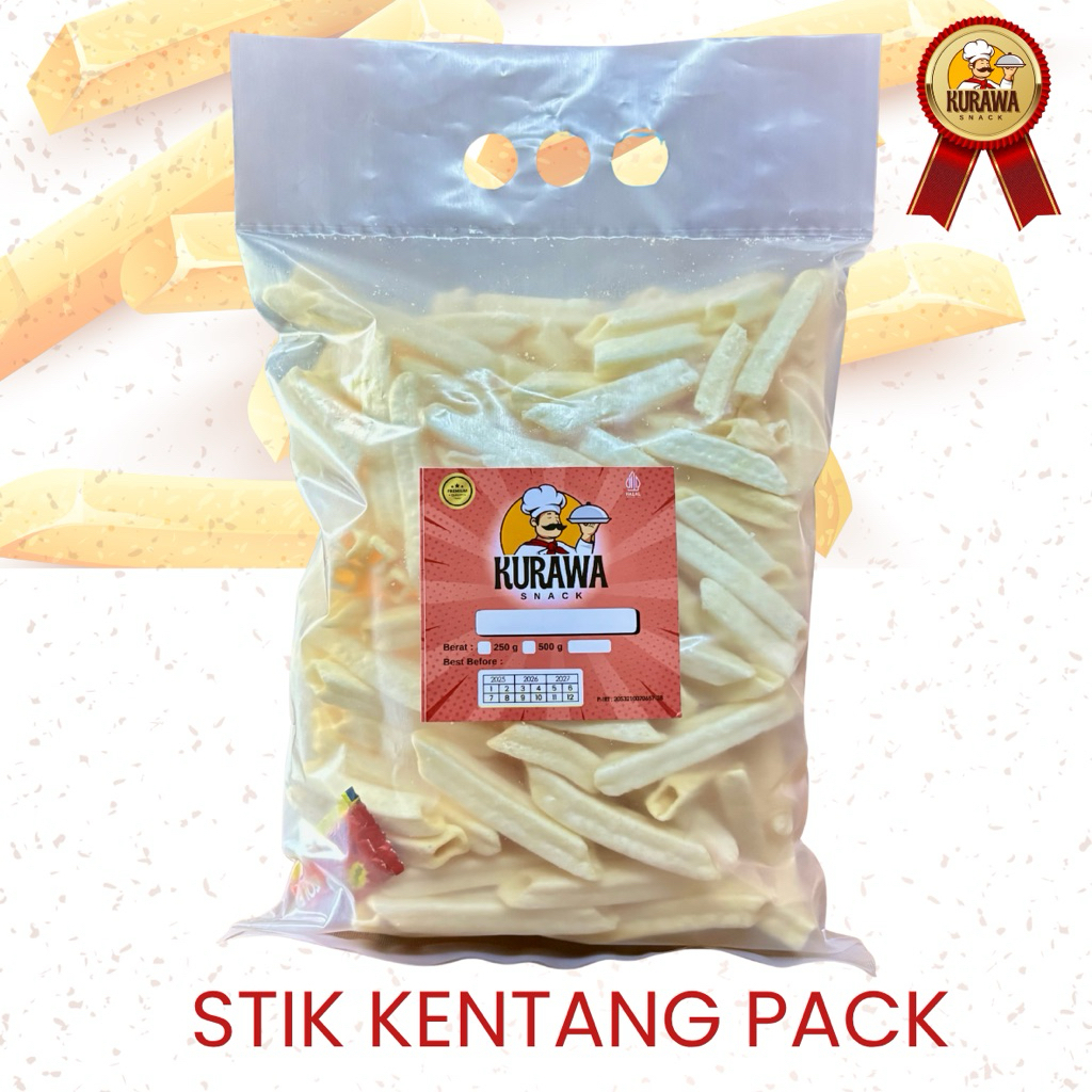 

Stik kentang potato 1 kantong 200g cemilan renyah gurih free kardus