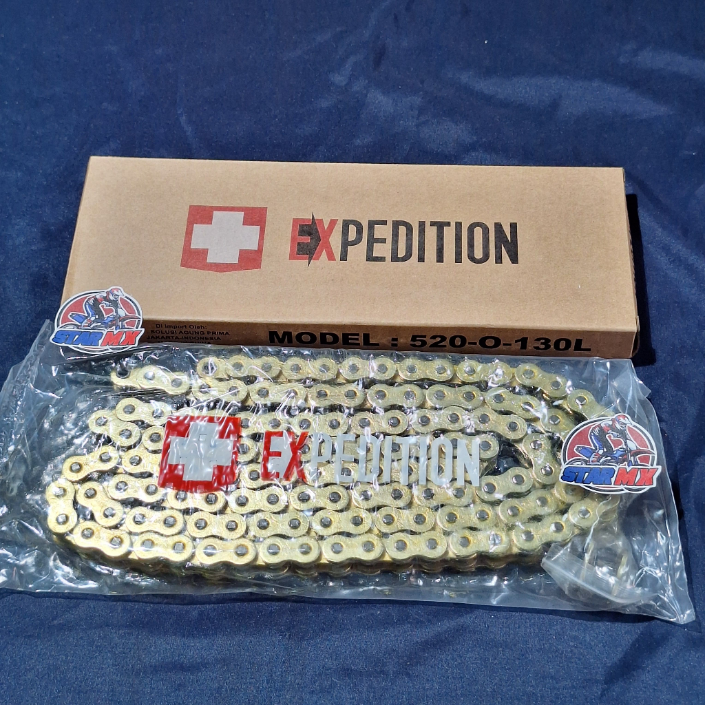 RANTAI EXPEDITION O-RING GOLD 520 130L PANJANG 130