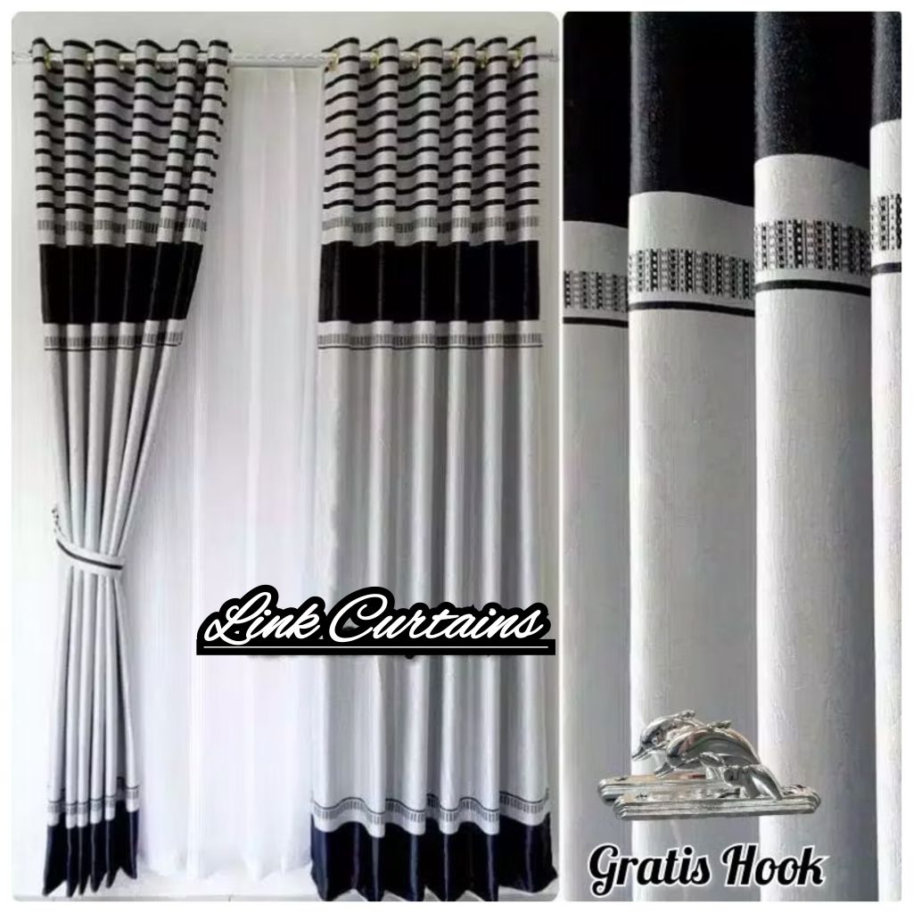 Gorden Jendela Minimalis Dan Gorden Pintu Kamar Tidur Gorden Blackout Motip Terbaru