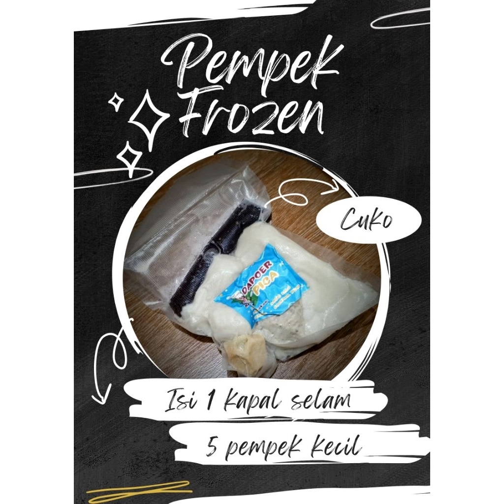 

pempek kapal selam campur