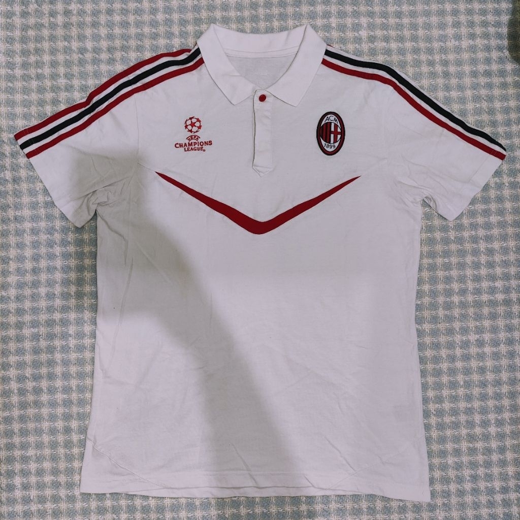 kaos polo tim AC Milan UCL Champions league size L