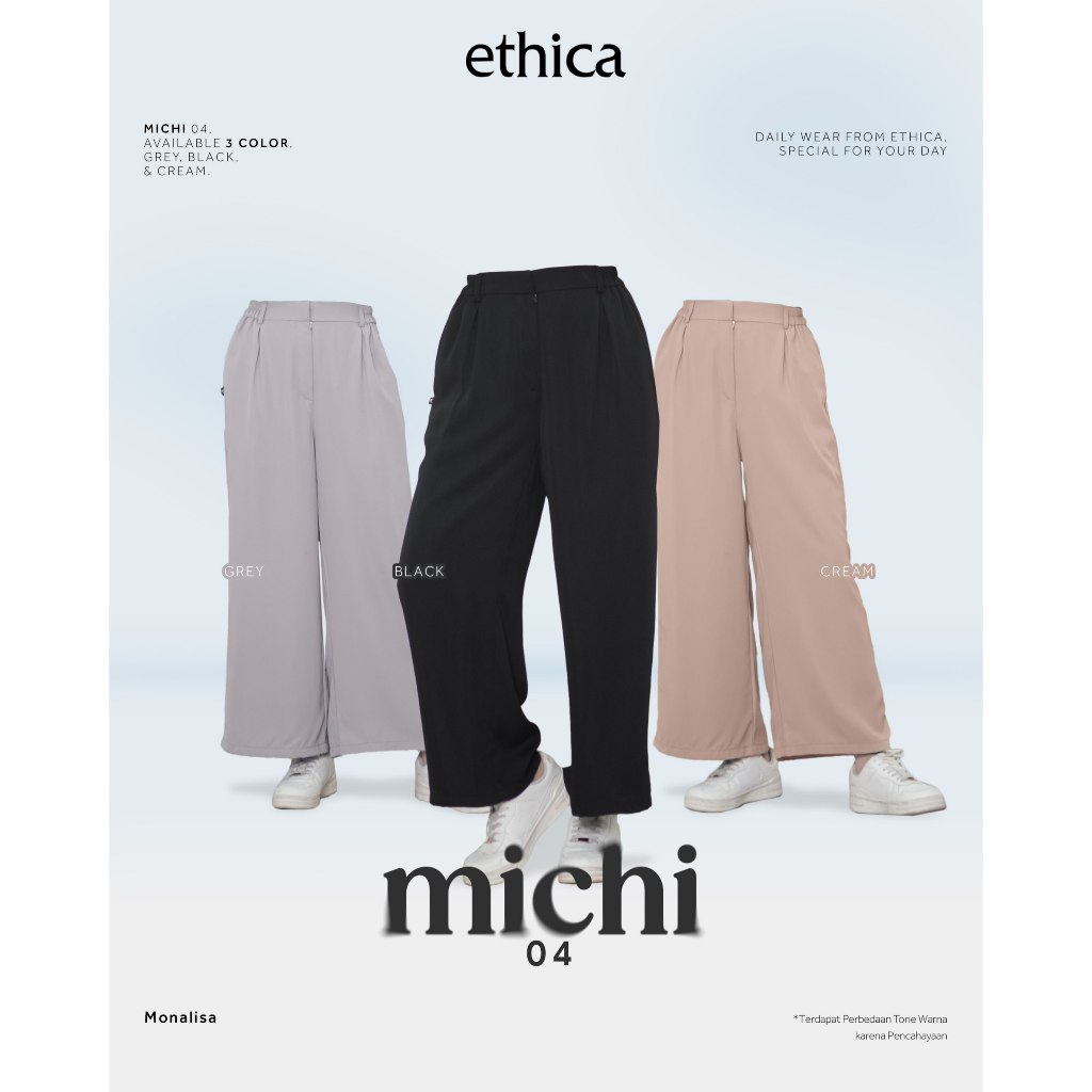 ETHICA KULOT MICHI 04 TERBARUU CELANA PANJANG KEKINIAN DAILY CASUAL KULIAH PREMIUM TERMURAHHH