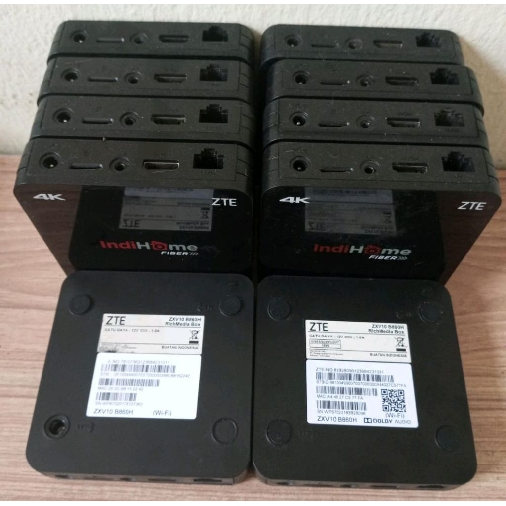 STB ZTE B860H V1 + ADAPTOR (BEKAS BLUM ROOT)