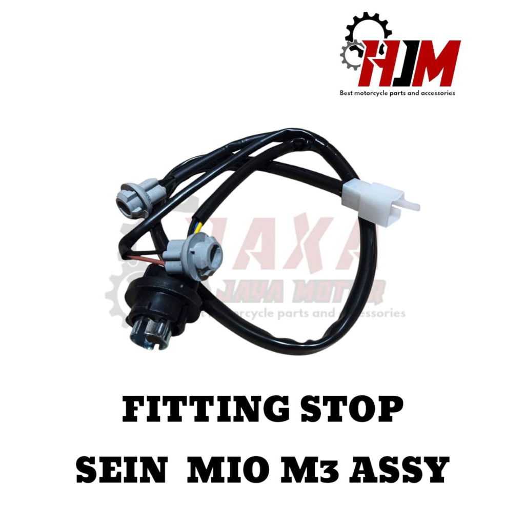 HJM-KABEL FITTING STOP  SEIN  MIO M3 ASSY LAMPU BELAKANG YAMAHA MIO M3 SOCKET 6 PIN MALE FITTING STO