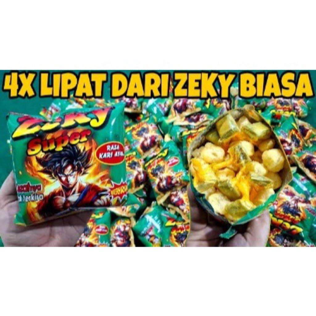 

zeky super chiki berhadiah 1 pack isi 10pcs