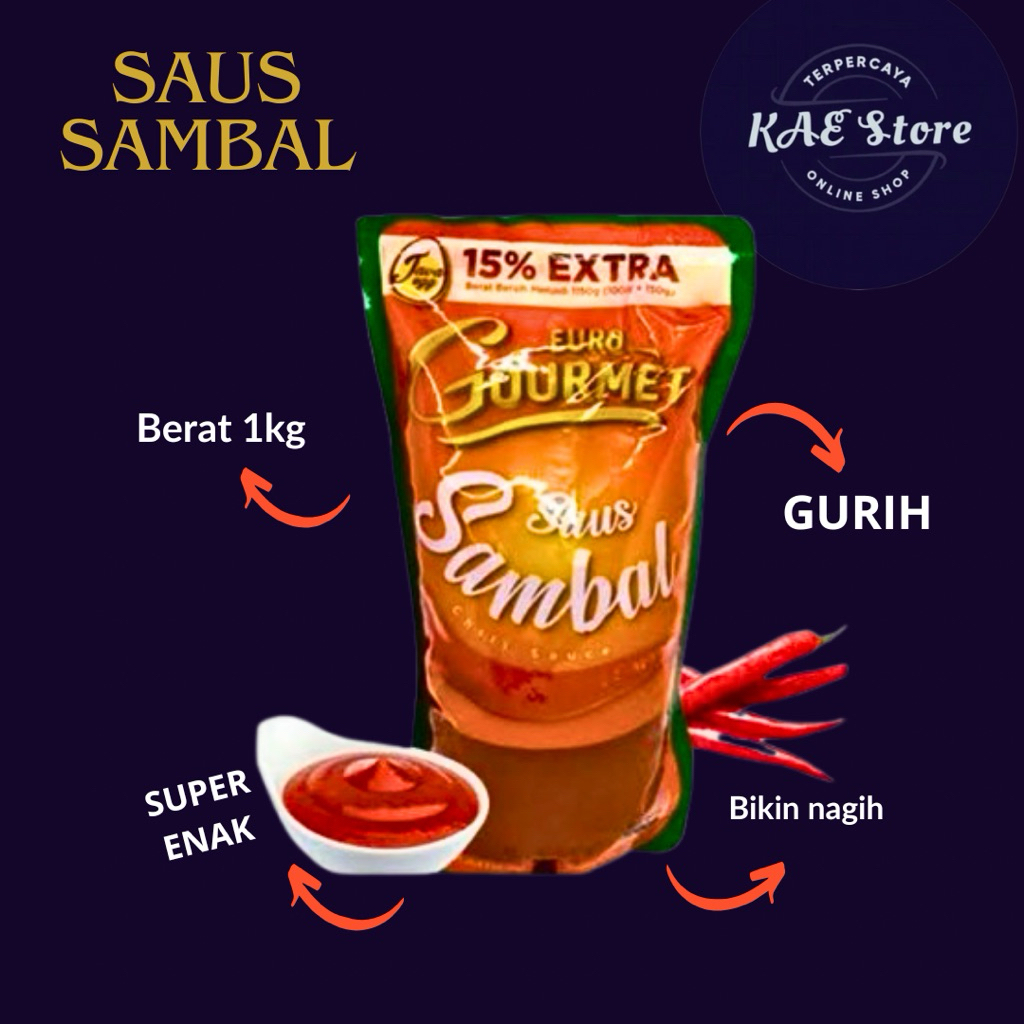 

Euro Goumet Saus Sambal 1kg