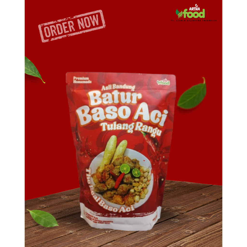 

Batur Baso Aci Tulang Rangu BATUR Premium Homemade 215g Asli Bandung
