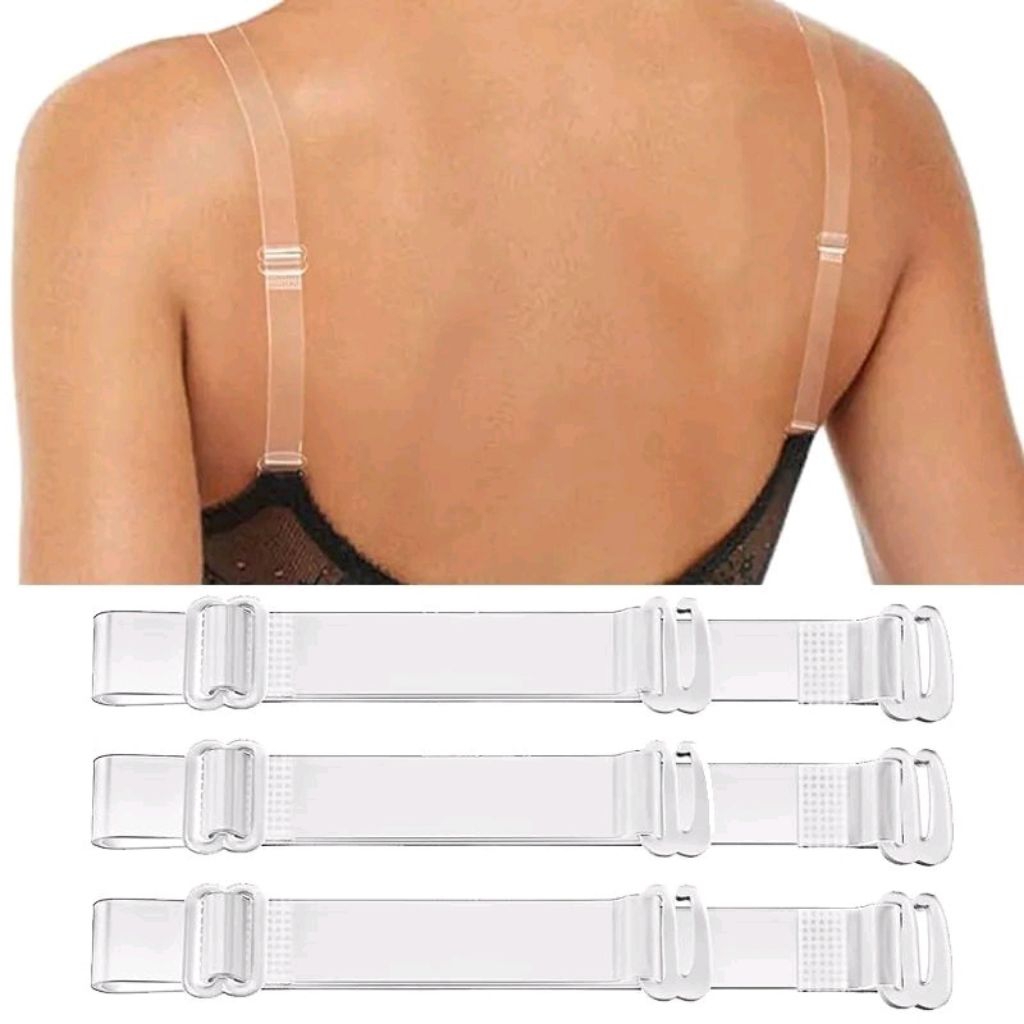 Tali bra Transparan Tali Bra Bening Strap Tali BH Bening Bra Underwear Transparant Tali bra transpar