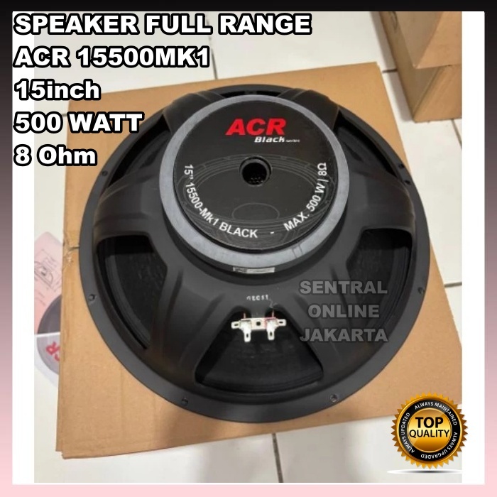SPEAKER ACR 15inch 15500 MK1 SPEAKER ACR 15500MK1 15in FULL RANGE 500 WATT ORIGINAL