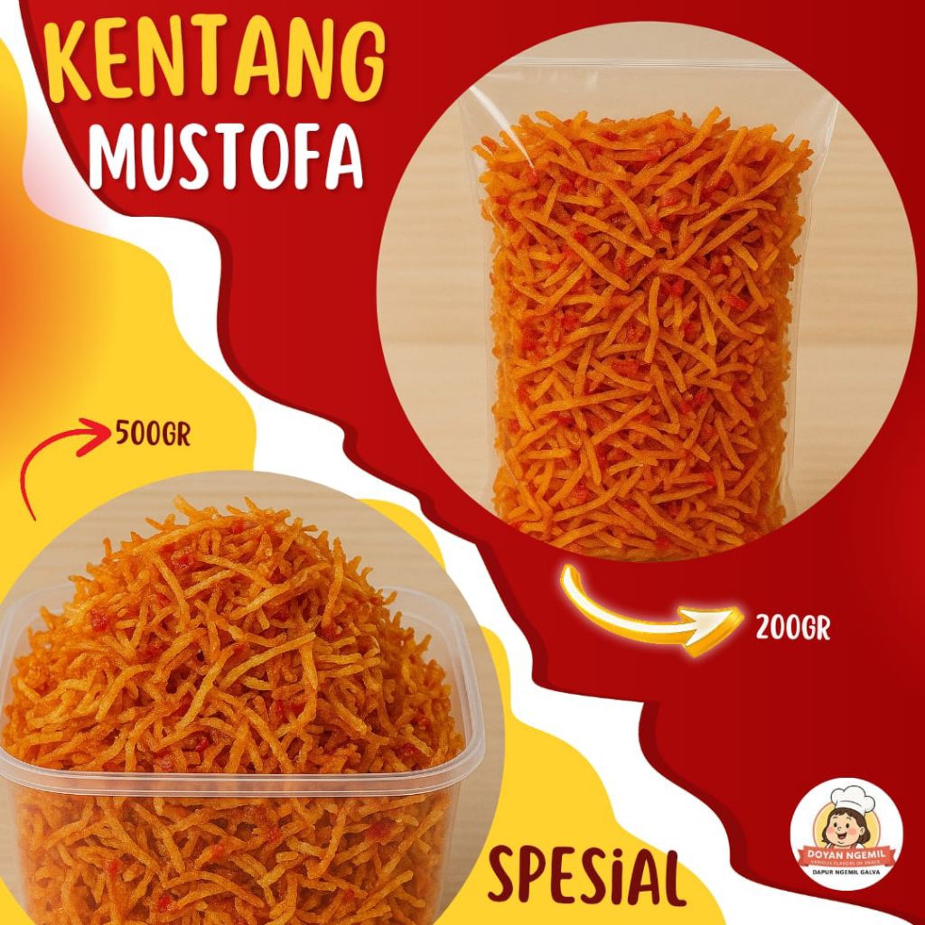 

Kentang Mustofa Premium Pedas Manis 500gram